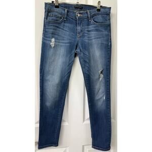 Flying Monkey size 26 denim jeans distressed ankle